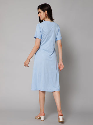 Air Zipless Feeding Dress with 2 Side Pockets - House Of Zelena