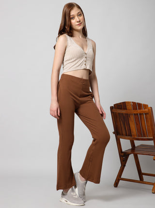 Caramel Post Partum High Waisted Lounge Pants - House Of Zelena